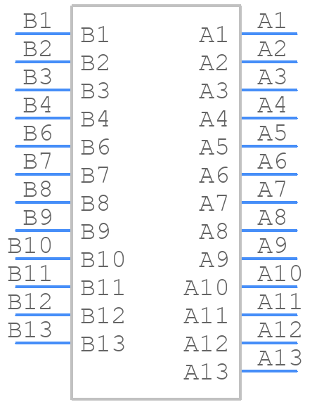 0791075103 - Molex - PCB symbol