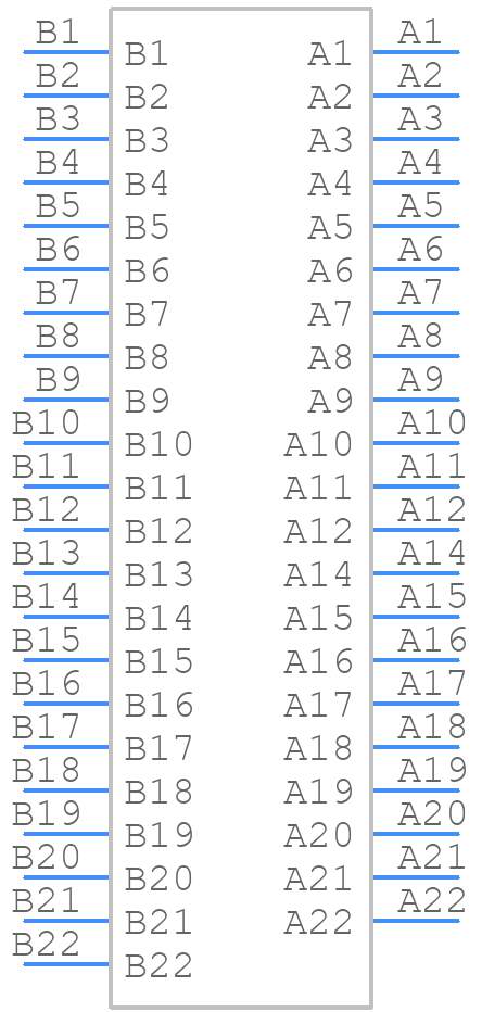 0791085003 - Molex - PCB symbol