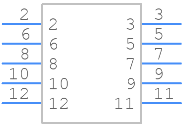 0791095013 - Molex - PCB symbol