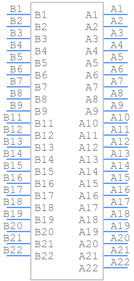 0791096012 - Molex - PCB symbol
