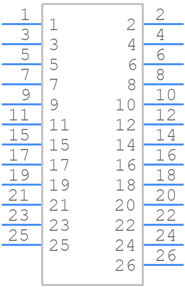 0878325121 - Molex - PCB symbol