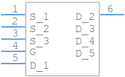 NVMFS5C604NLWFET1G - onsemi - PCB symbol
