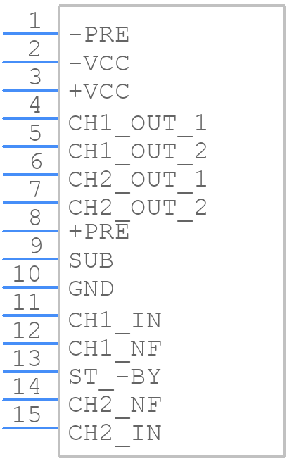 STK433-130-E - Sanyo - PCB symbol