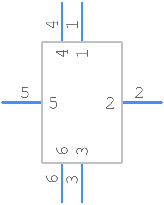 TGS821-A00 - Figaro - PCB symbol