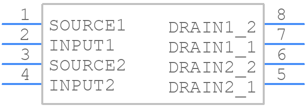 VNS1NV04DP-E - STMicroelectronics - PCB symbol