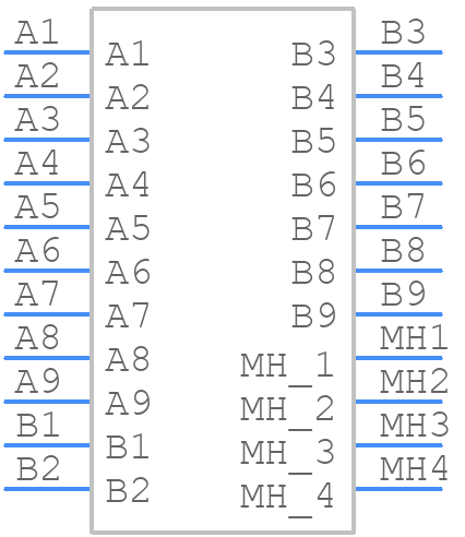 690N218-624-022 - EDAC - PCB symbol