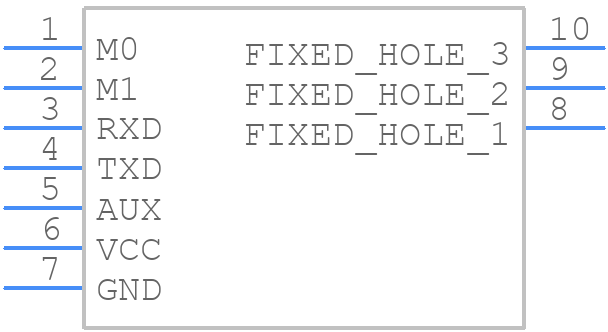 E22-900T22D - EBYTE - PCB symbol