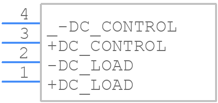 CMXE200D3 - CRYDOM - PCB symbol