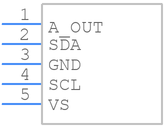 TRVF-0100G-0010 - Merit Sensor - PCB symbol