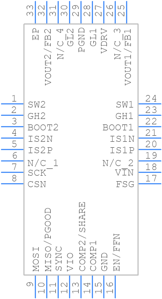 A81850KETSR - Allegro Microsystems - PCB symbol