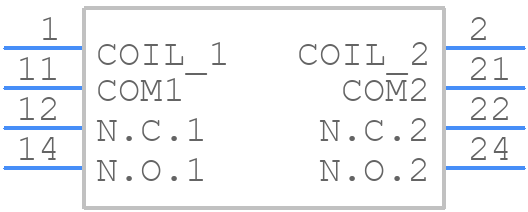 30.22.7.012.0020 - FINDER - PCB symbol