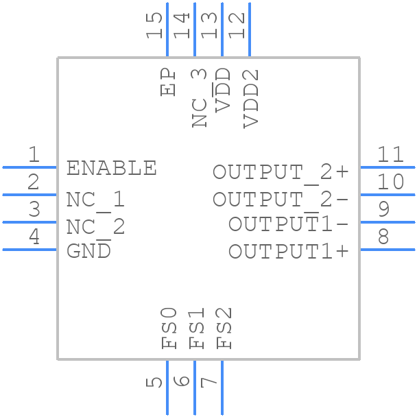 DSC2033FI2-F0044 - Microchip - PCB symbol