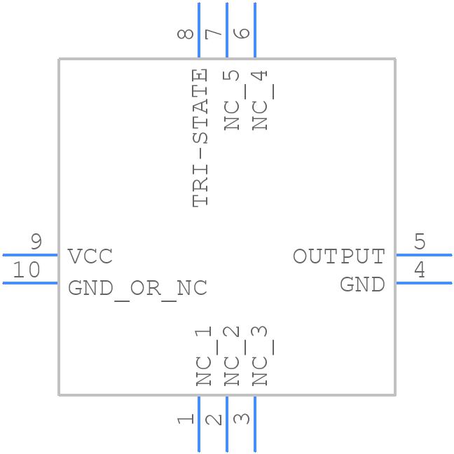 7N38871002 - TXC CORPORATION - PCB symbol