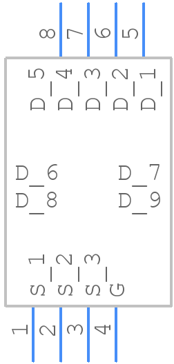 STL059N4S8AG - STMicroelectronics - PCB symbol