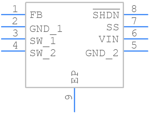ADPL21210ECPZ-RL - Analog Devices - PCB symbol