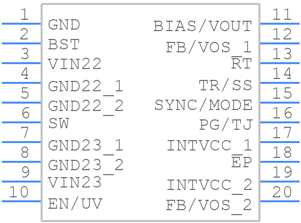 LT80603AFOH+T - Analog Devices - PCB symbol