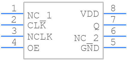 830S21AMI-01LF - Renesas Electronics - PCB symbol