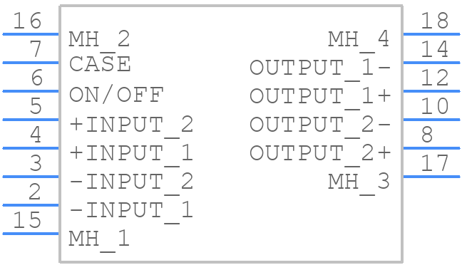 H150-200/200 - American Power Design - PCB symbol