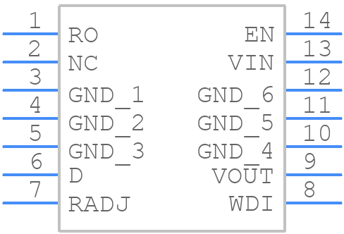 NCV4263-2CD250R2G - onsemi - PCB symbol