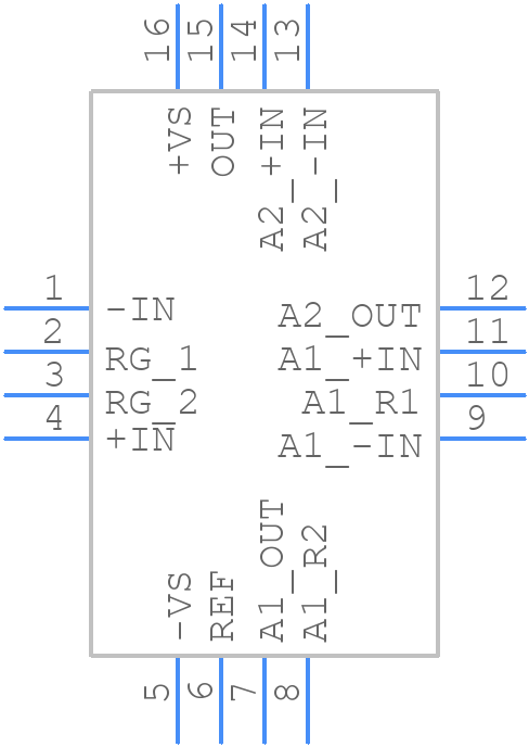 AD8295BCPZ-WP - Analog Devices - PCB symbol