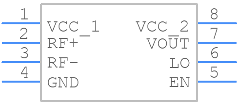 LT5504EMS8#PBF - Analog Devices - PCB symbol
