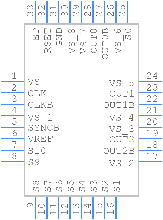 AD9514BCPZ - Analog Devices - PCB symbol