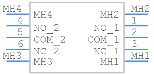 A2SHBBC - NKK Switches - PCB symbol