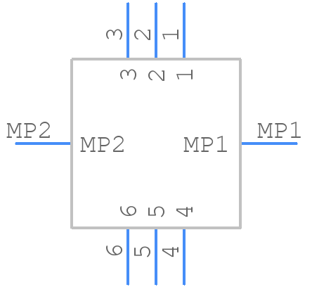 105429-1106 - Molex - PCB symbol
