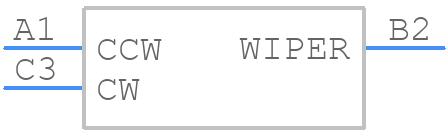 M64Y501KB40 - Vishay - PCB symbol