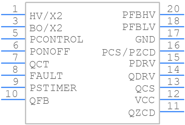 NCP1937A2DR2G - onsemi - PCB symbol