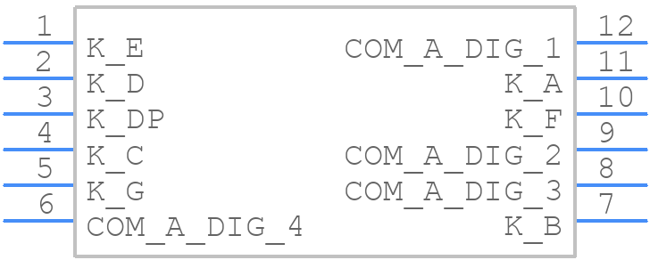 KW4-281ASB - Luckylight Electronics - PCB symbol