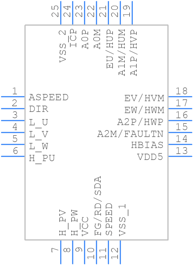 FT8132Q - Fortior Tech - PCB symbol