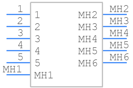 MX34R05HF4T - JAE - PCB symbol
