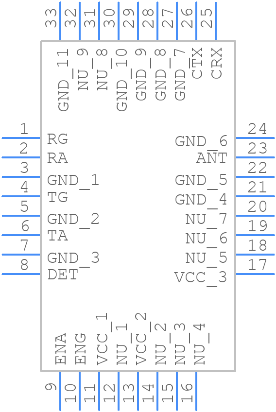 SE2594L - Skyworks - PCB symbol