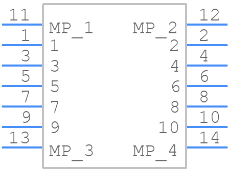 FFC2A36-10-0-T-R - GCT (GLOBAL CONNECTOR TECHNOLOGY) - PCB symbol
