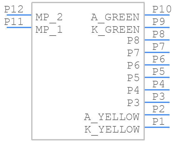 JXD6-0001NLT - Yageo Group - PCB symbol