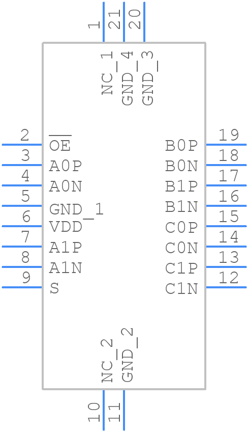 DIO3350AEN20 - DIOO Microcircuits - PCB symbol