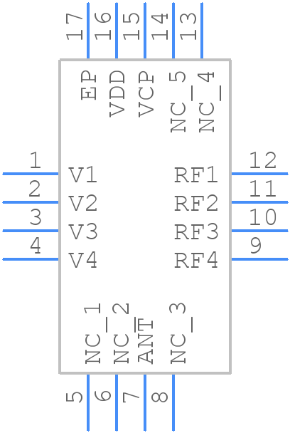 TS63421K - Tagore Technology - PCB symbol