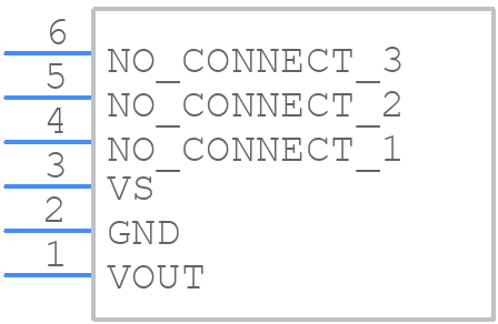 MPX5700ASX - STMicroelectronics - PCB symbol