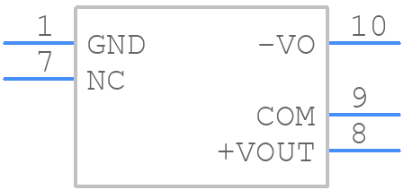 SDF01D1205D - Summit Electronics - PCB symbol
