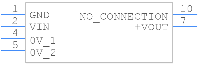 SDR01TA1205 - Summit Electronics - PCB symbol
