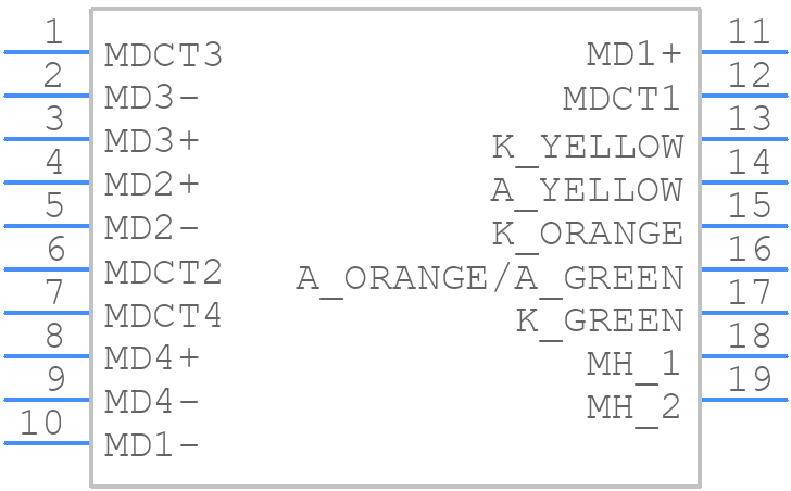 SRJ101010022 - Summit Electronics - PCB symbol