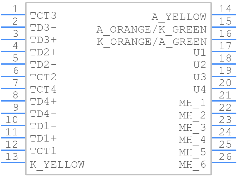 SRJ101011010 - Summit Electronics - PCB symbol