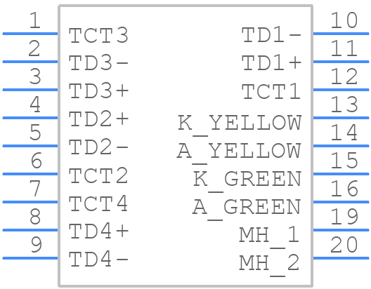 SRJ101250010 - Summit Electronics - PCB symbol