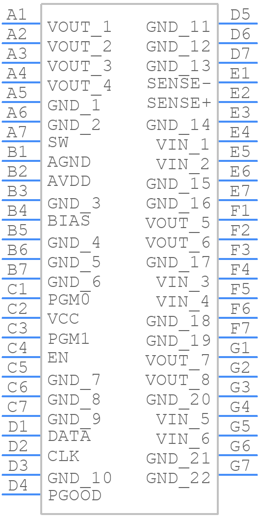 LTM4740IY#PBF - Analog Devices - PCB symbol