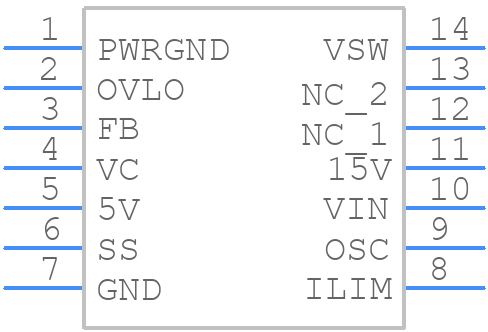 LT1105CN#PBF - Analog Devices - PCB symbol