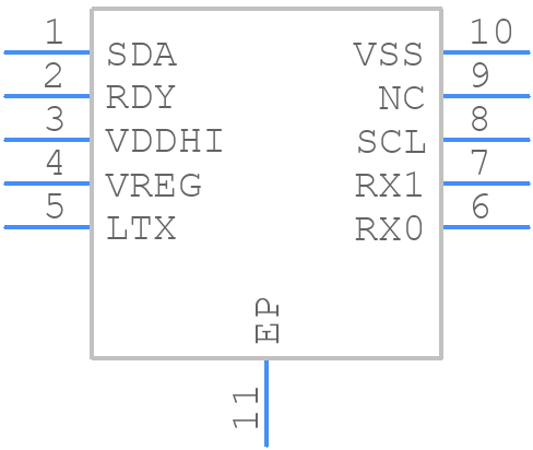 IQS624-300-DNR - Azoteq - PCB symbol