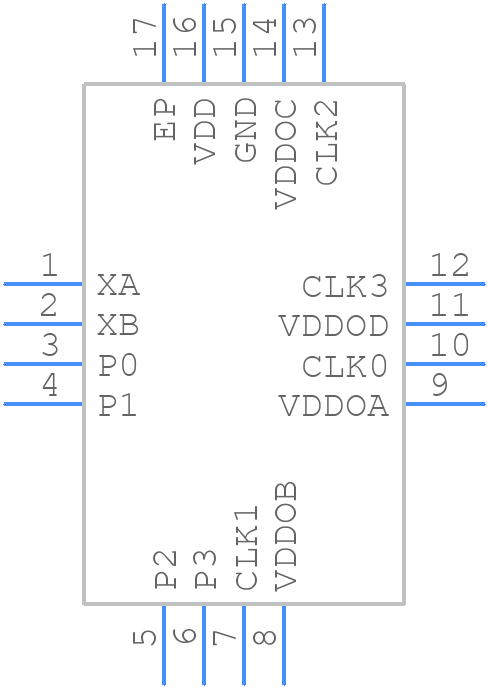 SI5350A-GM1 - Skyworks - PCB symbol