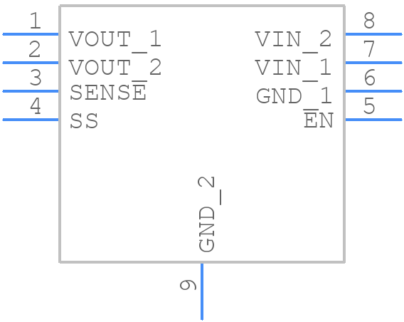 ADM7172ACPZ-1.8-R7 - Analog Devices - PCB symbol