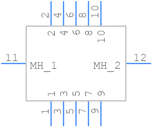 7100251521 - 3M - PCB symbol
